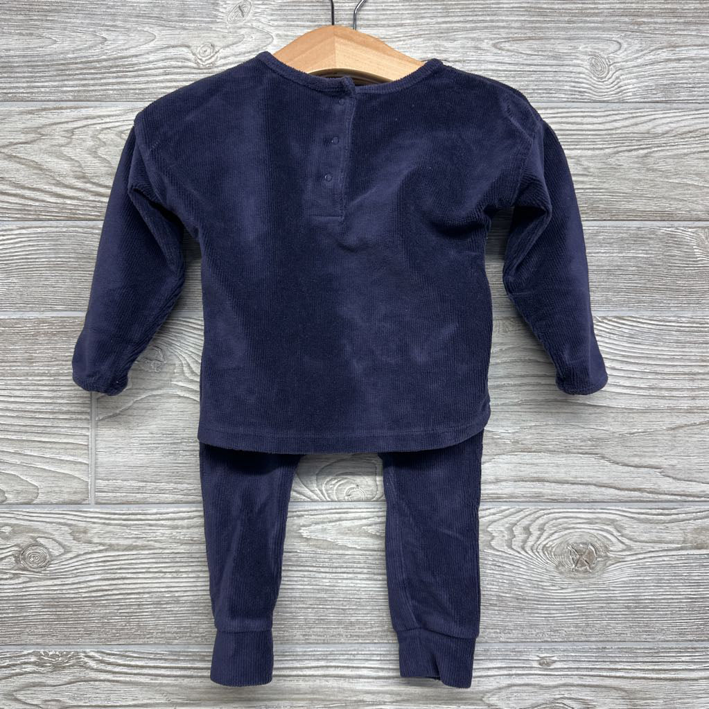 LS Knit Cord Shirt Chest Pocket & Pants 12M
