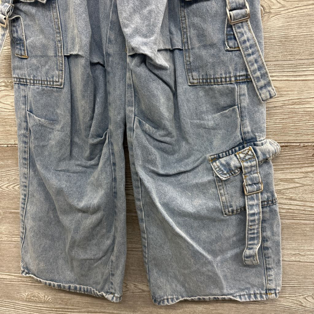 Baggy Wide Leg Jeans Side Pockets 12