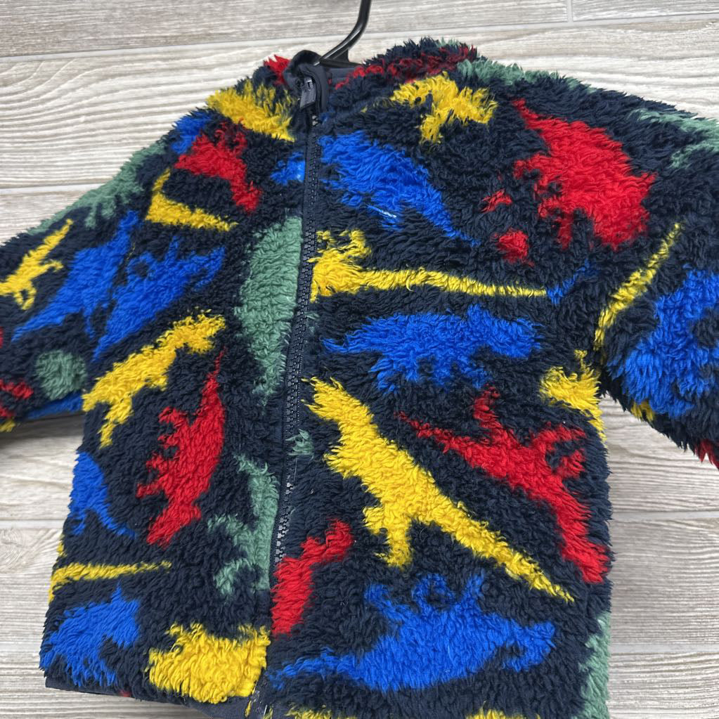 Reversible Dinosaur Winter Coat 12-18M