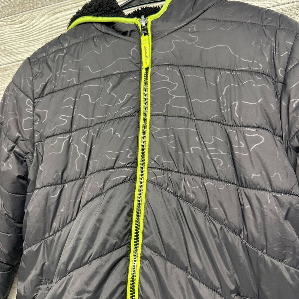Sherpa Lined Coat W/ Hood 10-12