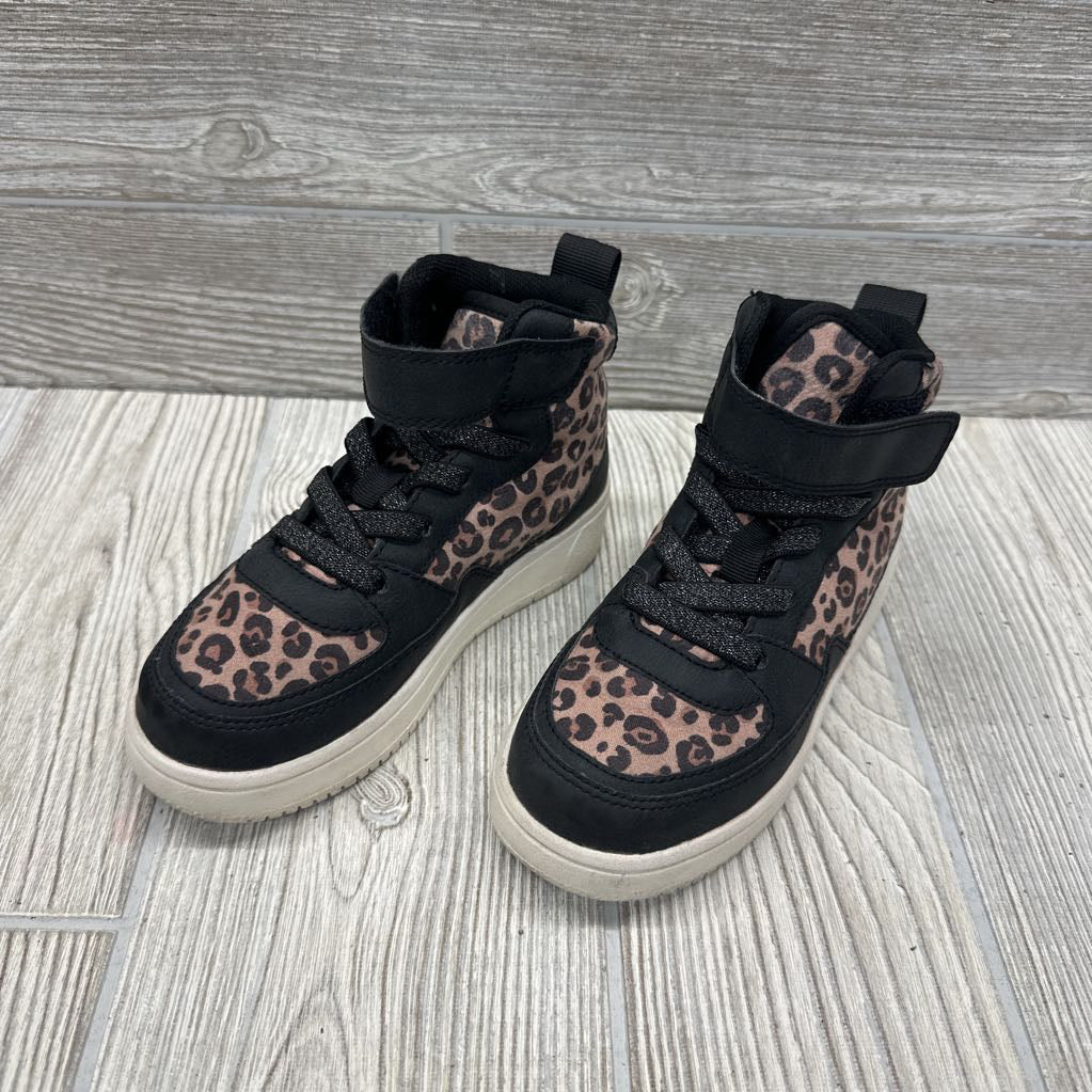 High Top Velcro Shoes Animal Print 10