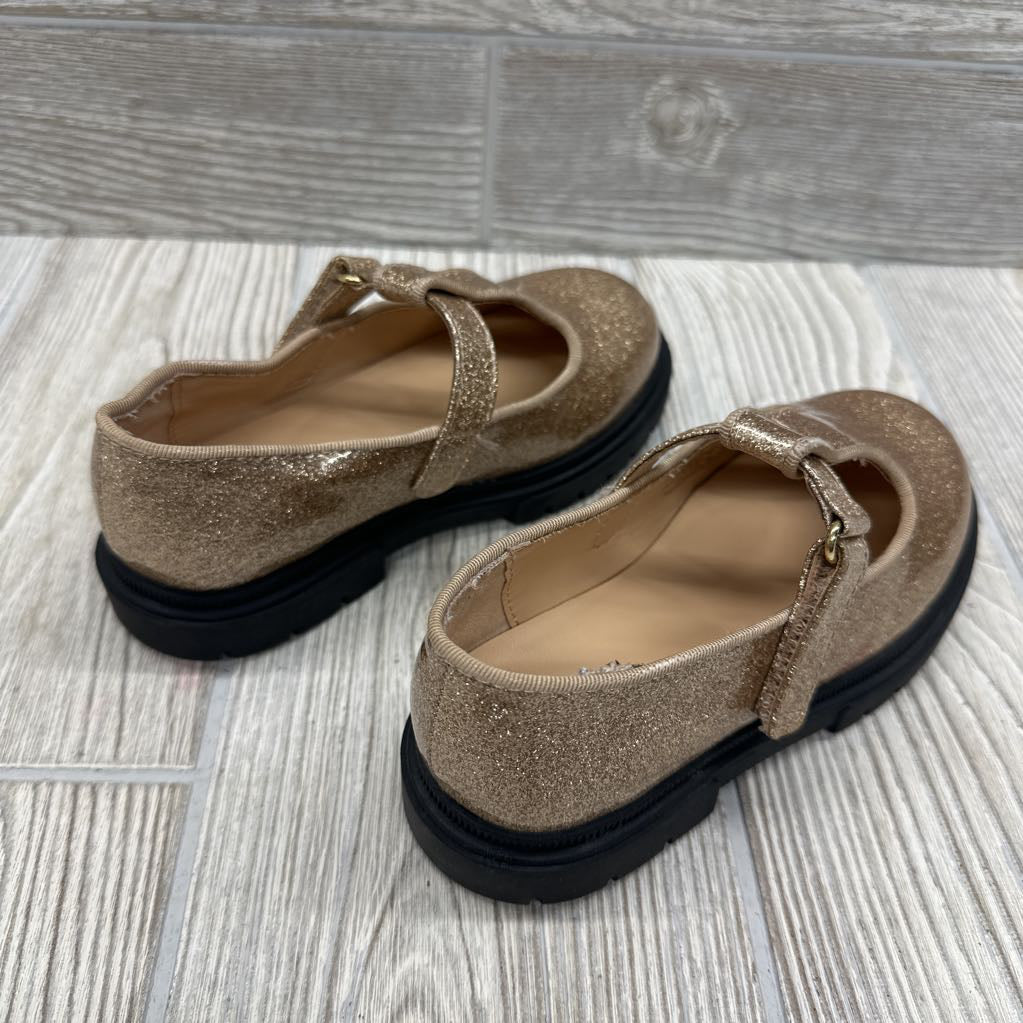 Wendi Glitter T Strap Mary Jane Shoes 10c
