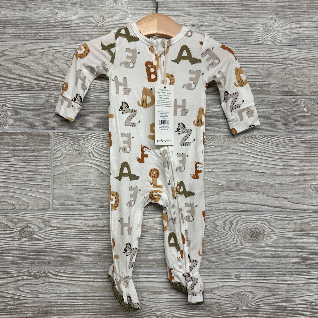 NEW Viscose Sleeper Alphabet 0-3M