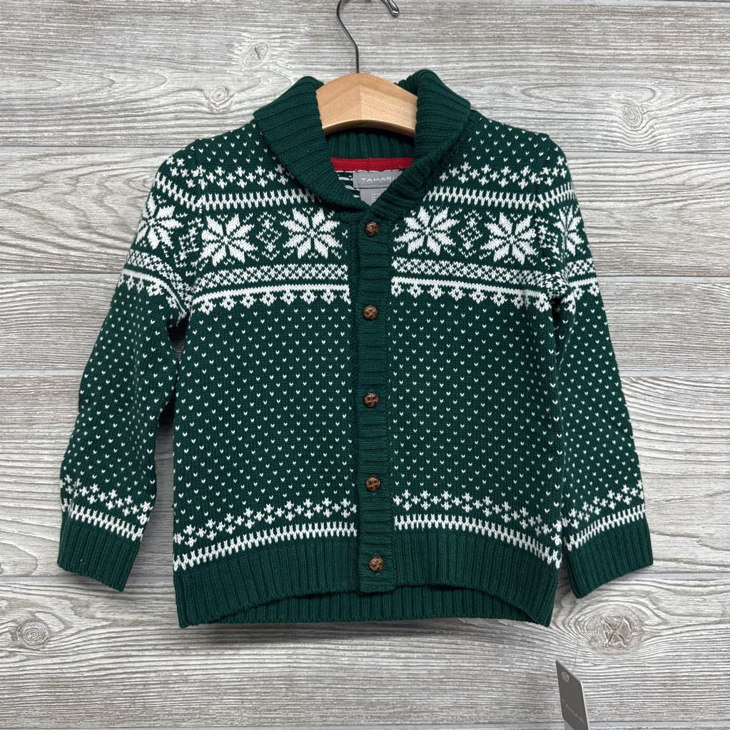 NEW Nordic Print Cardigan Sweater 24M