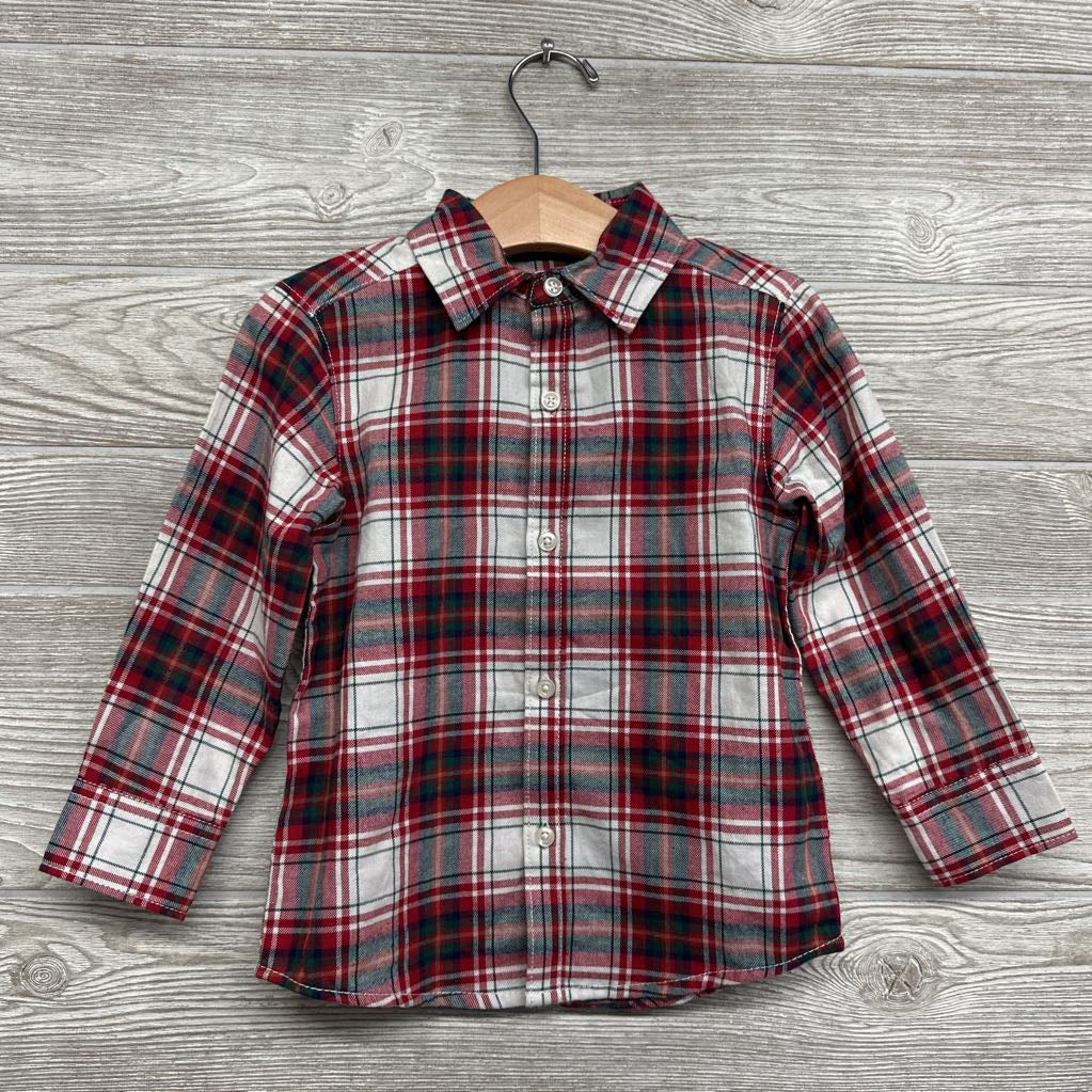 Plaid Button Up Shirt 2t