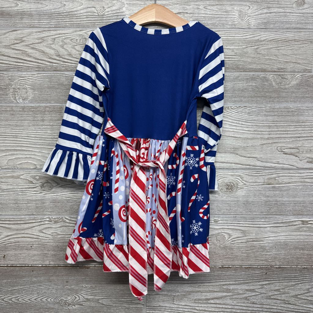 LS Dress Candy Canes 4t