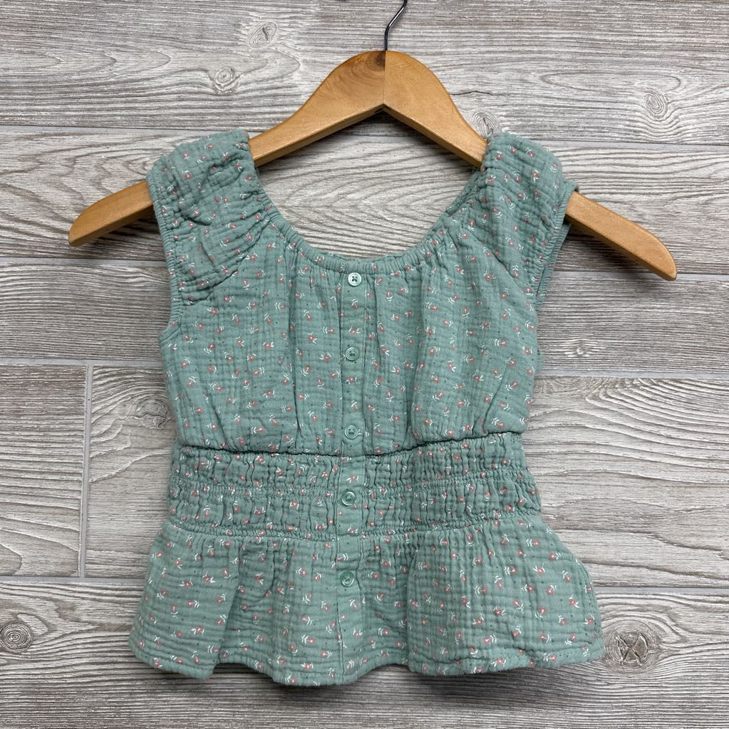Smocked Muslin Shirt Flowers 8