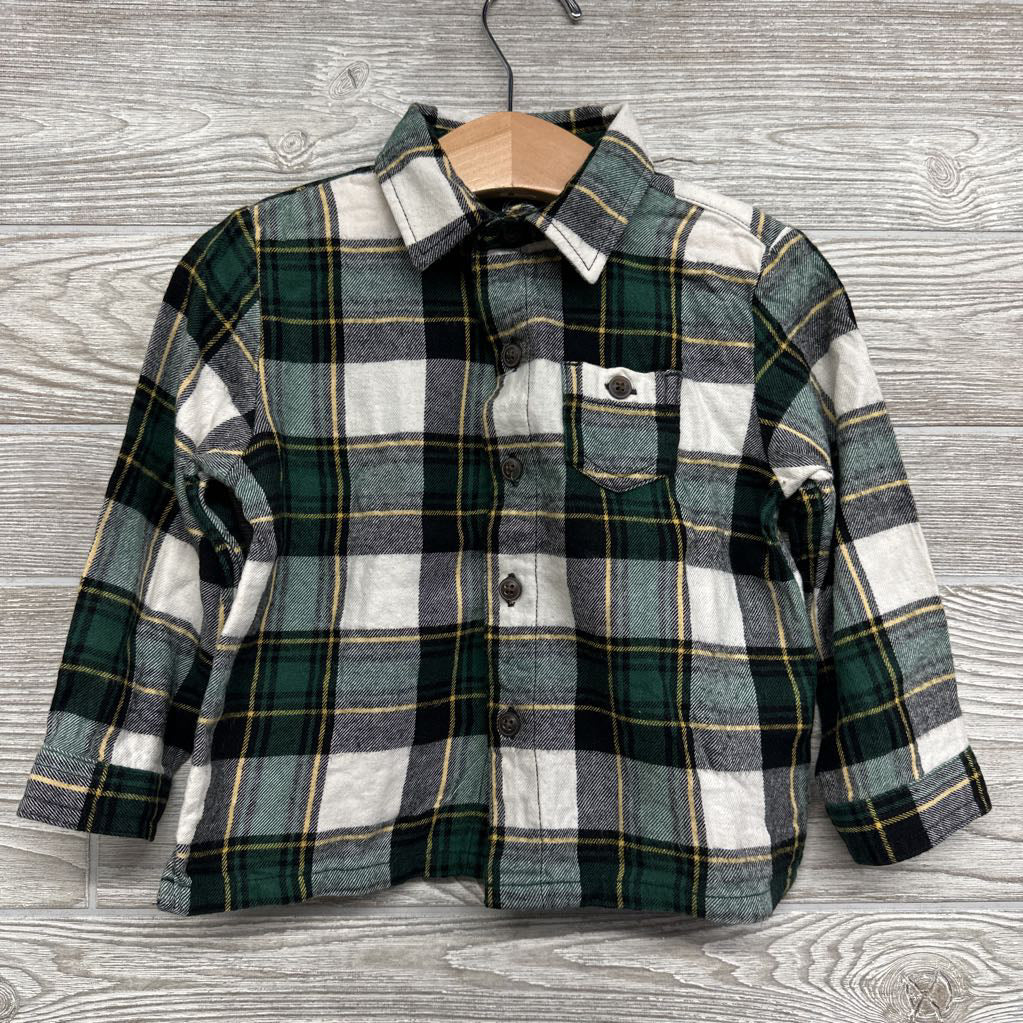 Plaid Button Up Shirt 2t