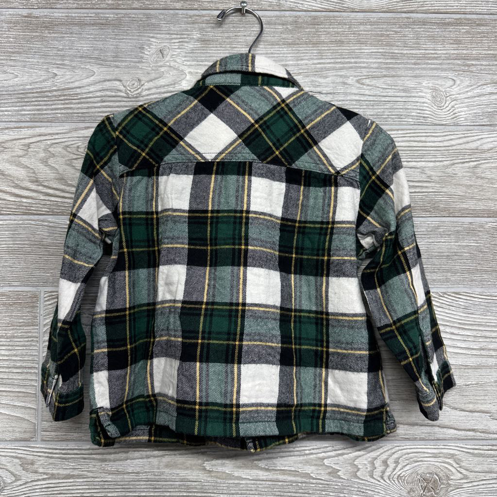 Plaid Button Up Shirt 2t