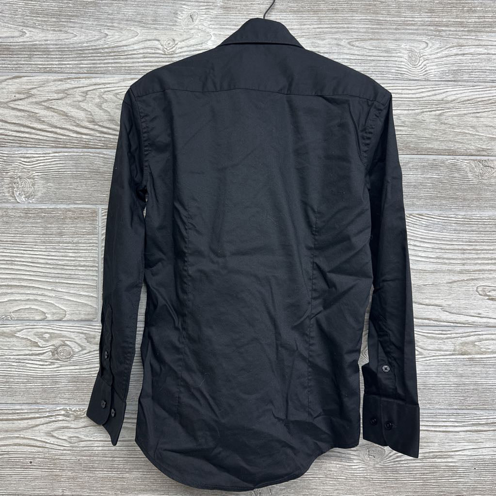 Button Up Dress Shirt W/ Tie Stripes 6