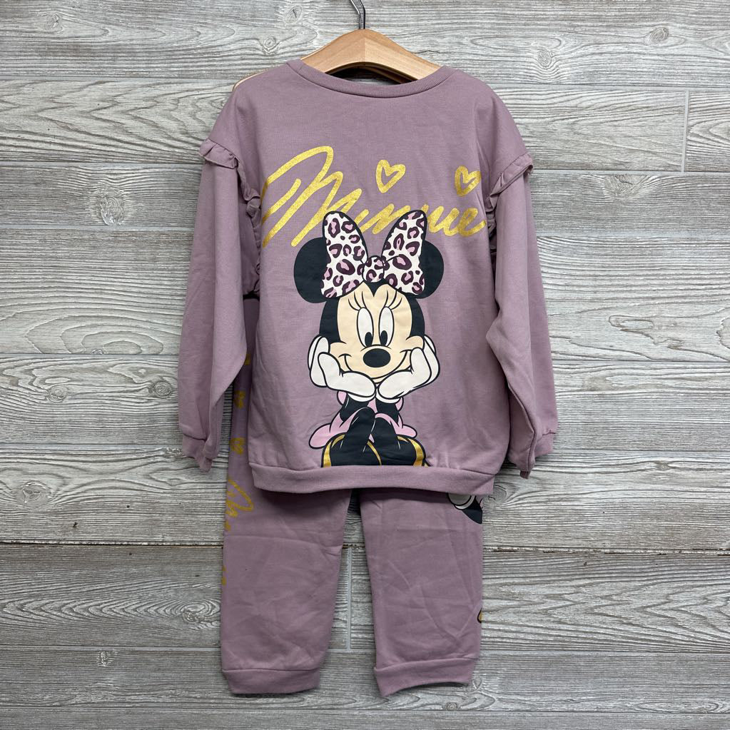 Crewneck Ruffles Minnie Mouse & Sweatpants 6x