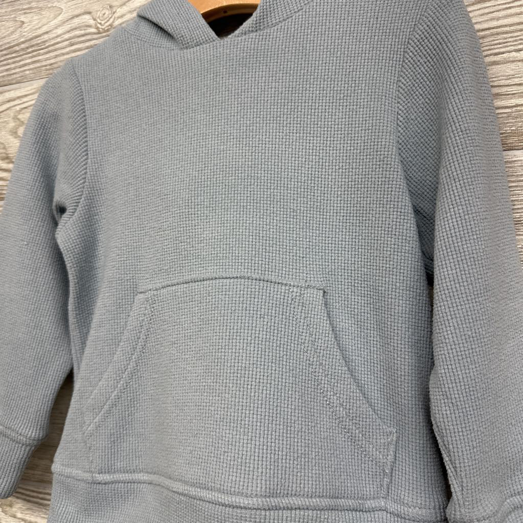 Waffle Knit Shirt W/ Hood 3t