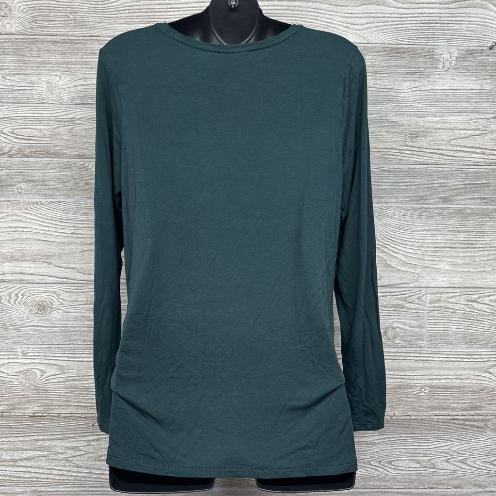 Ruched LS Shirt Best Gift Ever Large