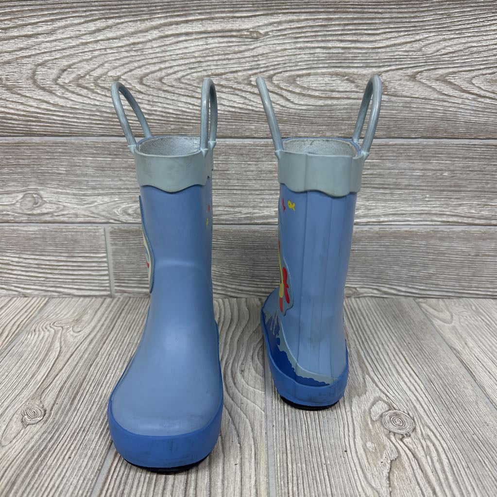 Rain Boots Shark Submarine 8c