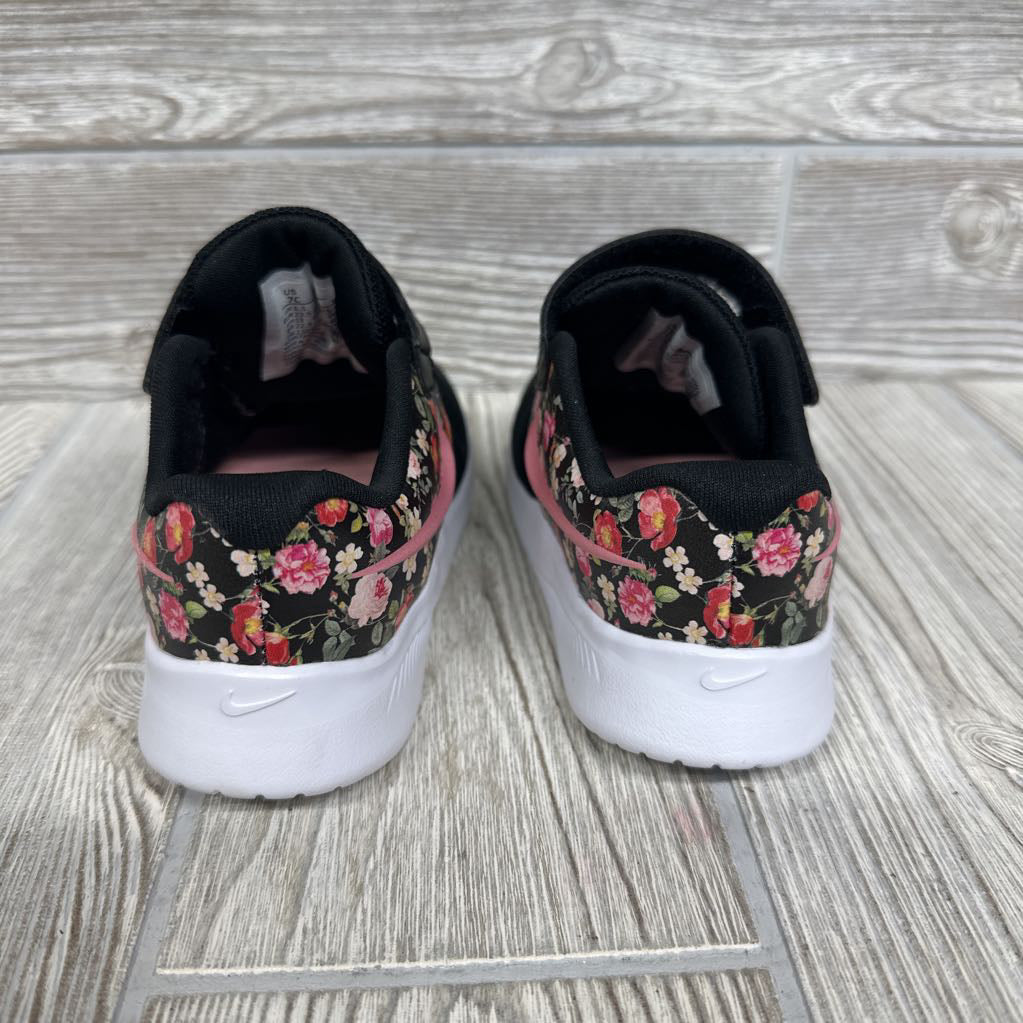 Star Runner Velcro Shoes Flowers 7c