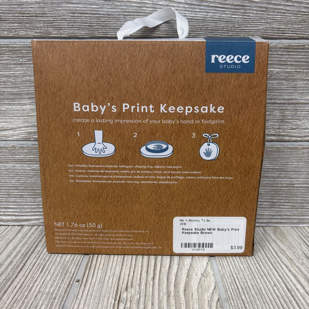 NEW Baby's Print Keepsake