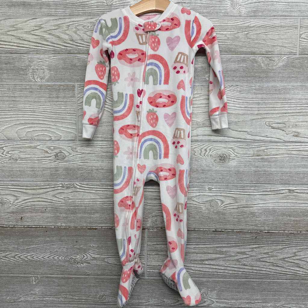 Plush Sleeper Rainbow, Cupcake, Flower 2t