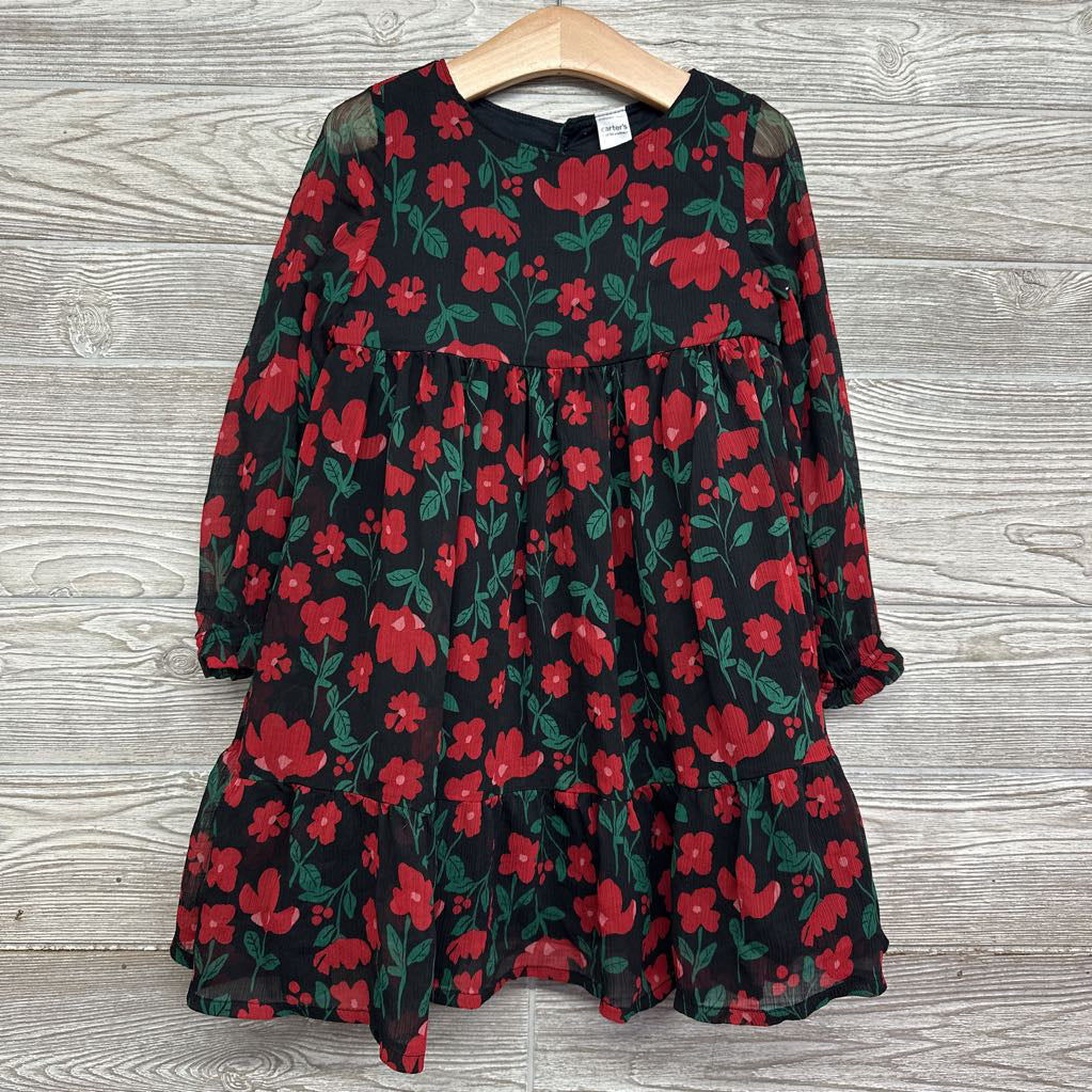 Sheer Dress Flowers 5t