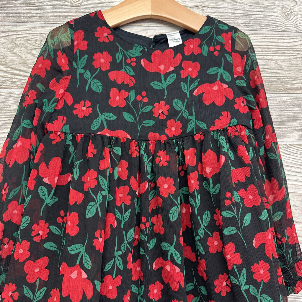 Sheer Dress Flowers 5t
