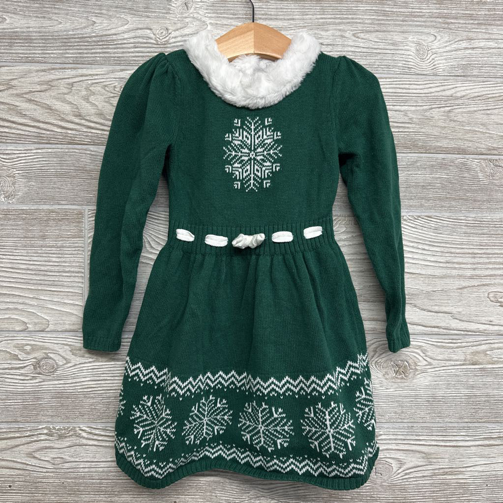 Snowflake Fairisle Sweater Dress 3t