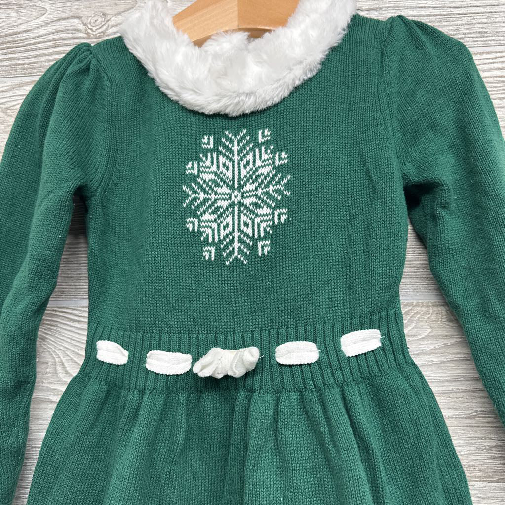 Snowflake Fairisle Sweater Dress 3t