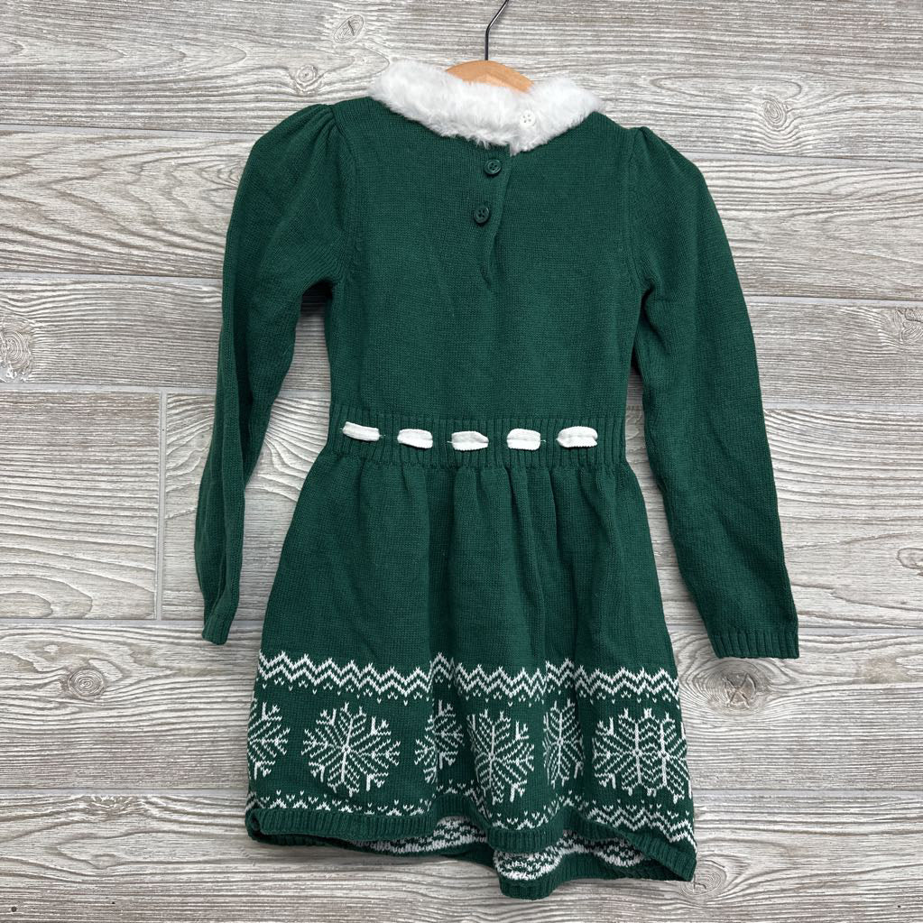 Snowflake Fairisle Sweater Dress 3t