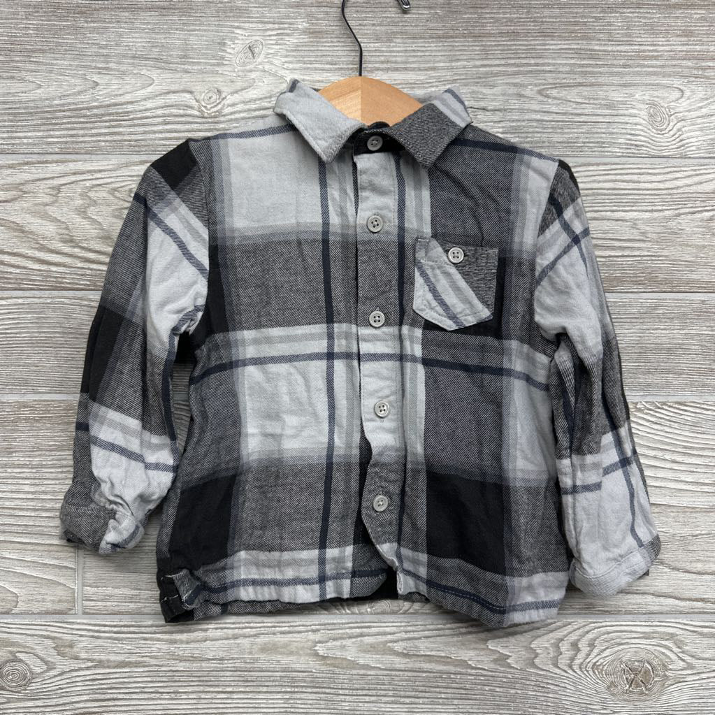 Plaid Button Up Shirt 3t