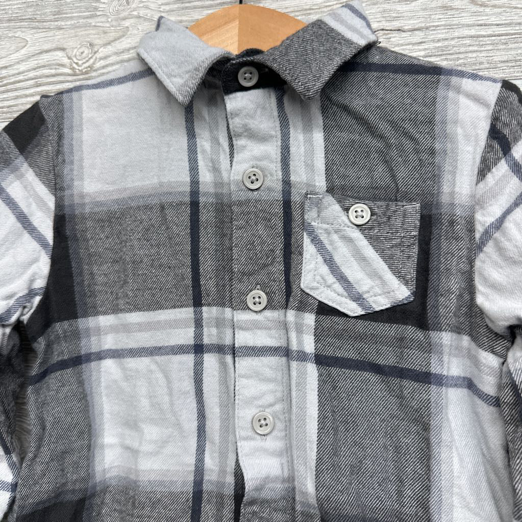 Plaid Button Up Shirt 3t