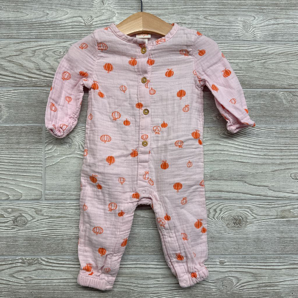 Muslin Outfit Pumpkins 6-9M