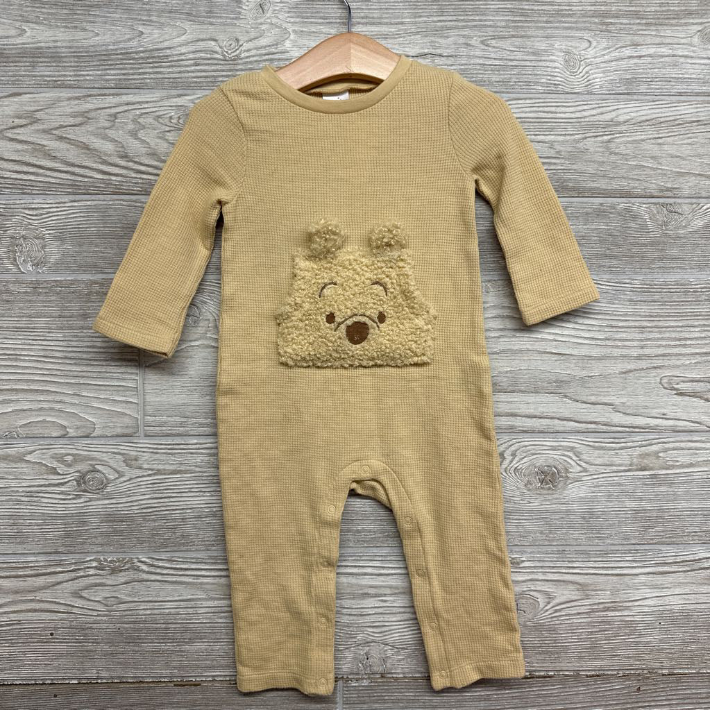 Waffle Knit Outfit Winnie The Pooh Pocket 12M