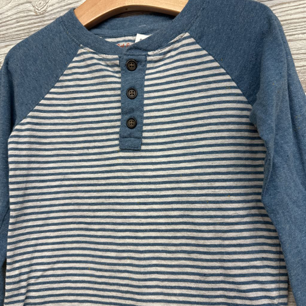 Henley Shirt Stripes 3t