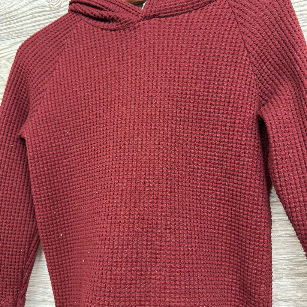 Waffle Knit Shirt W/ Hood 4t