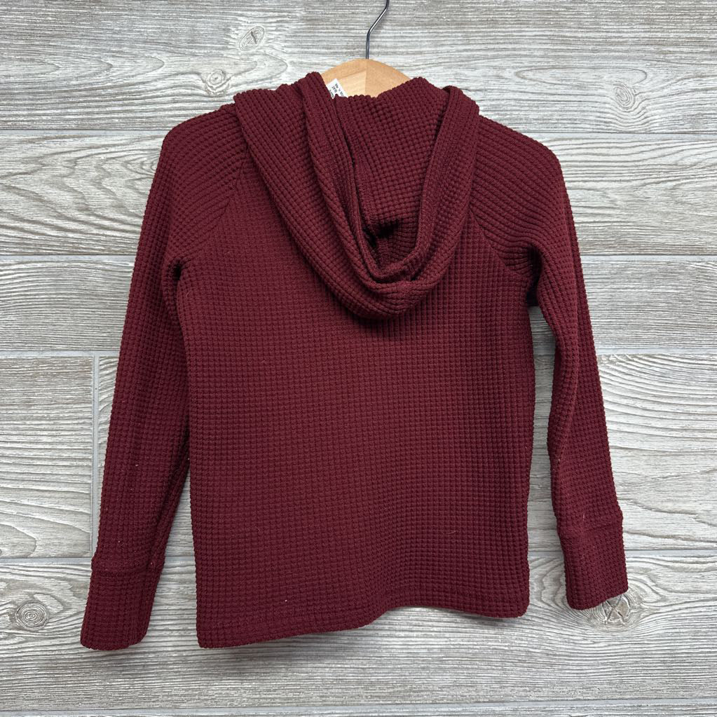 Waffle Knit Shirt W/ Hood 4t