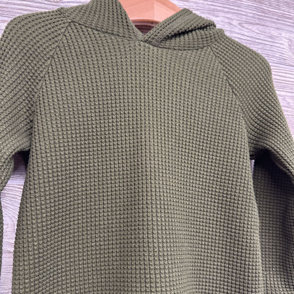 Waffle Knit Shirt W/ Hood 4t