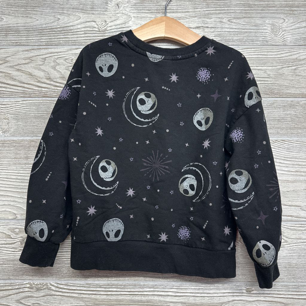 Crewneck Jack & Sally Glitter Bats 6-6x
