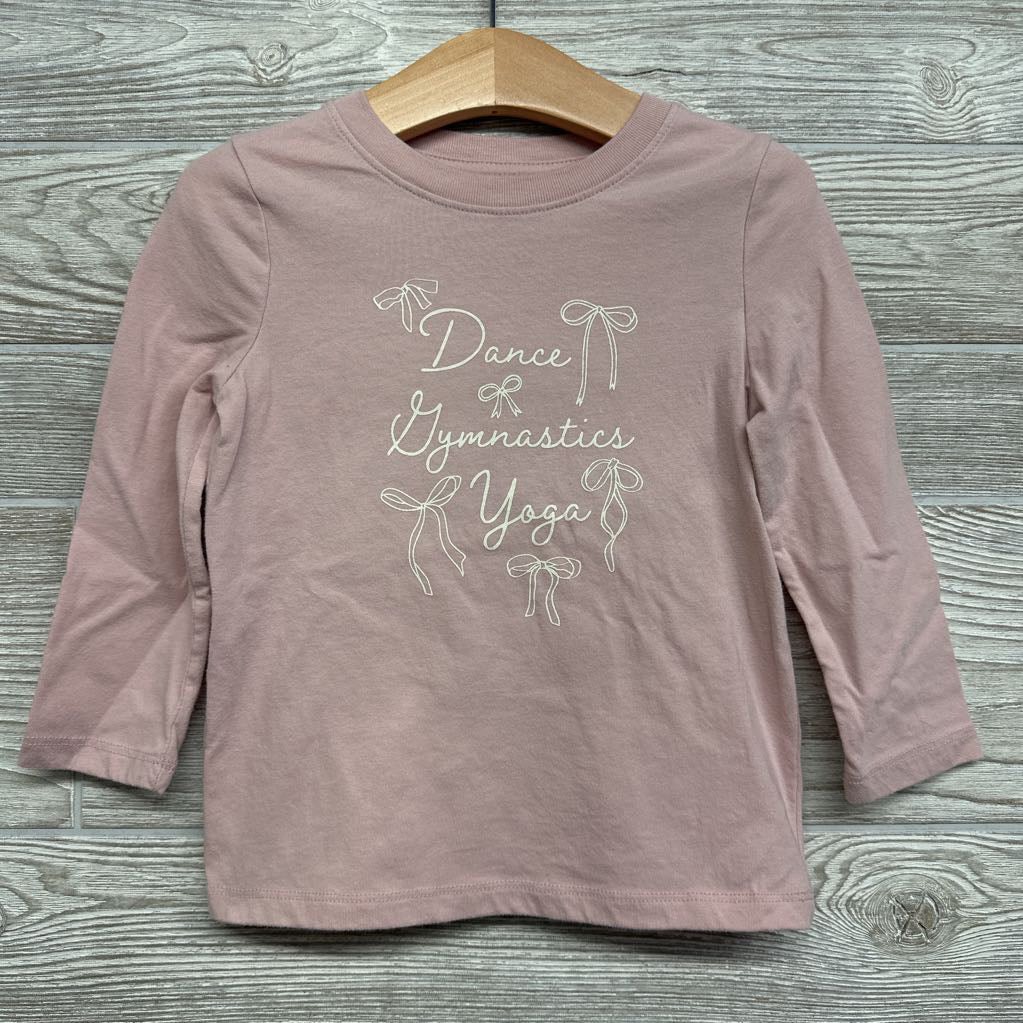 LS Shirt Dance Gymnastics Yoga 3t
