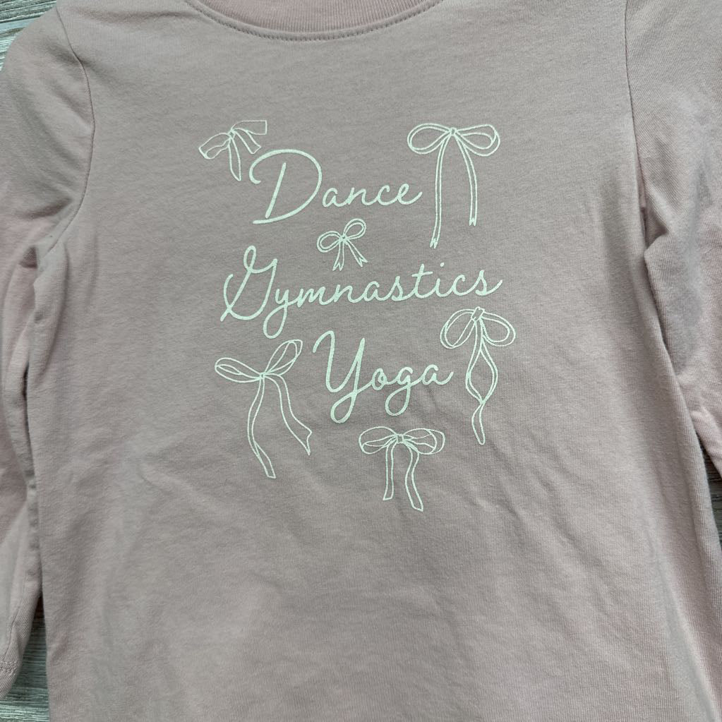 LS Shirt Dance Gymnastics Yoga 3t