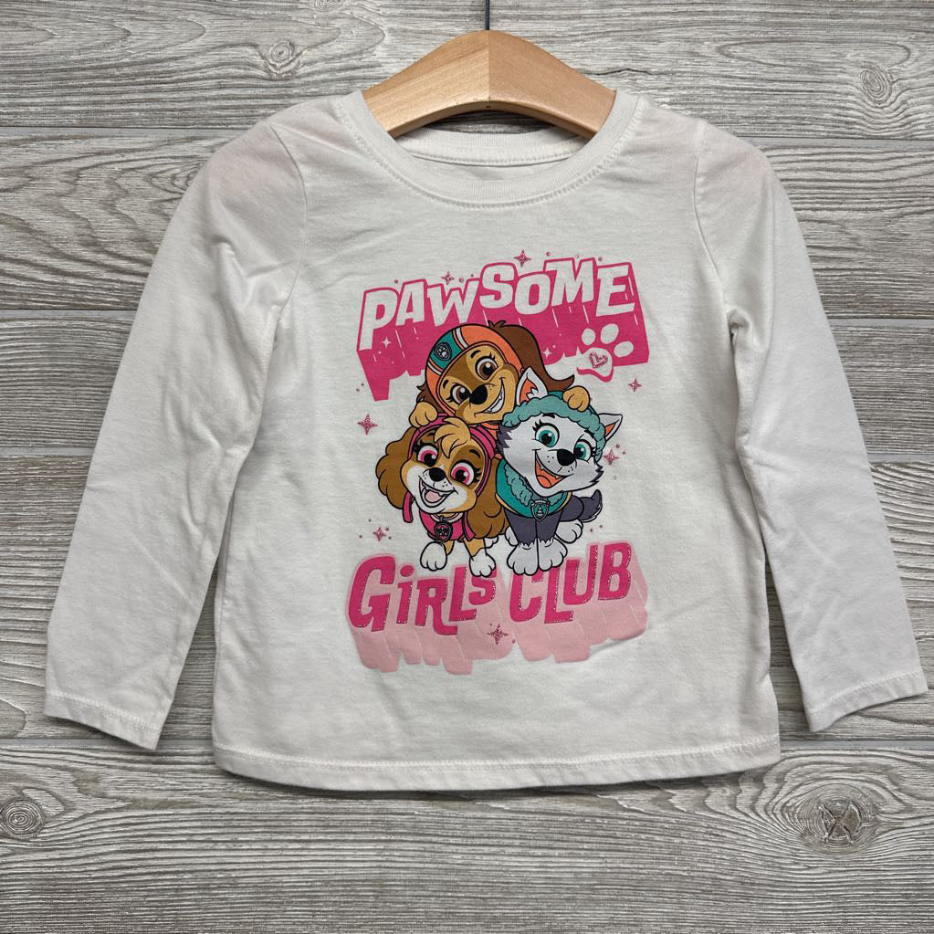 LS Shirt Pawsome Girls Club 3t