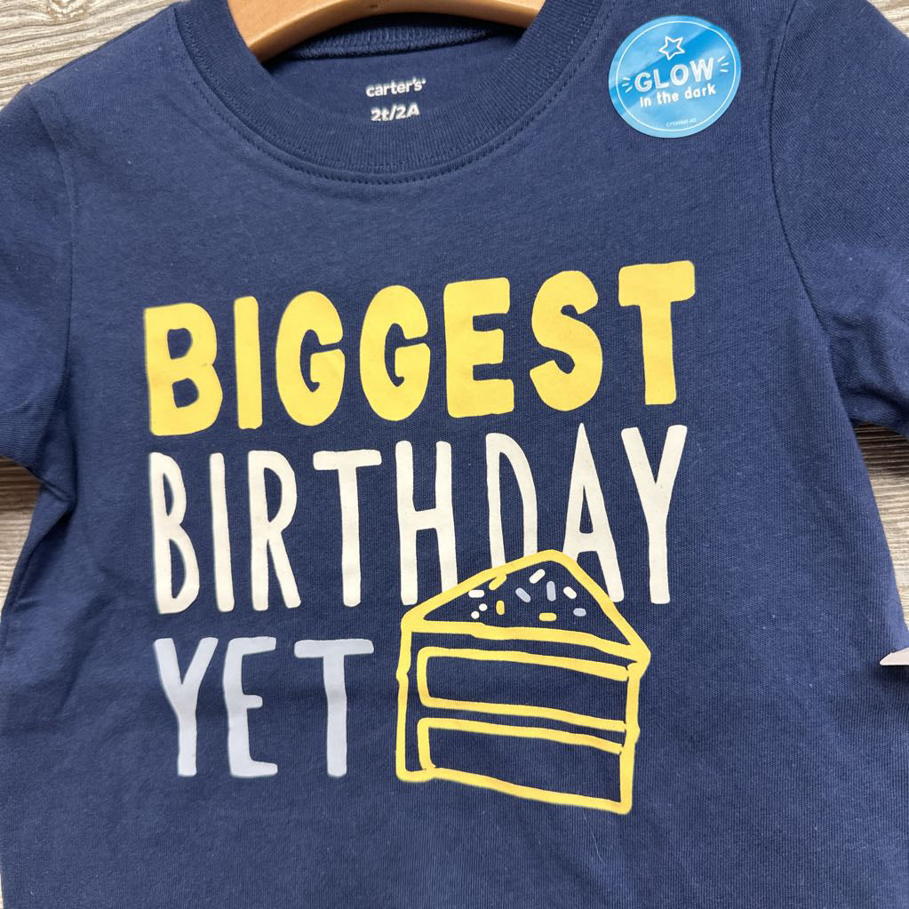 NEW Shirt Biggest Birthday Yet 2t