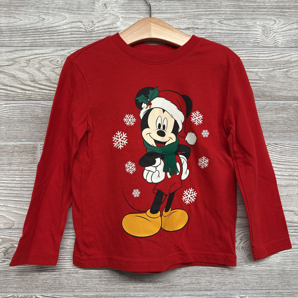 Crewneck Mickey Mouse Santa Hat 4t