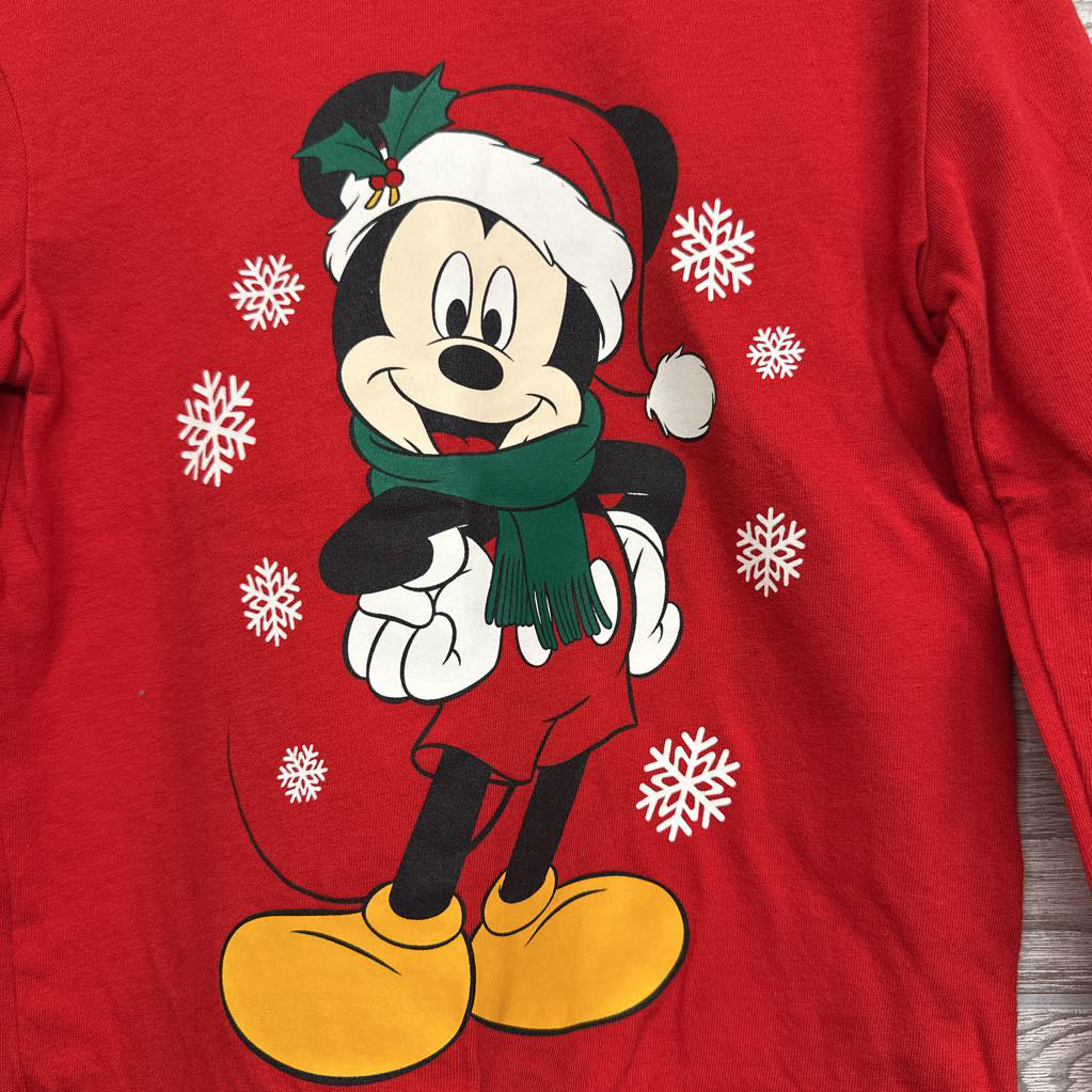 Crewneck Mickey Mouse Santa Hat 4t