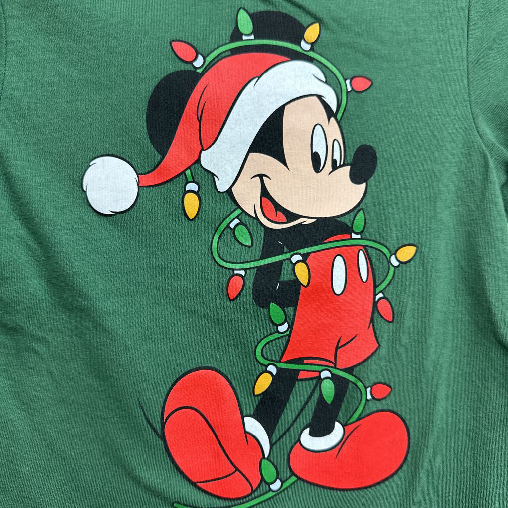 Shirt Mickey Mouse Santa Hat 4t