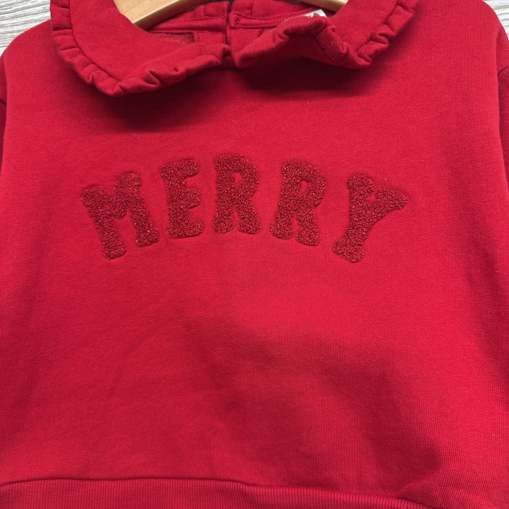 Sweatshirt W/ Collar Merry 3t