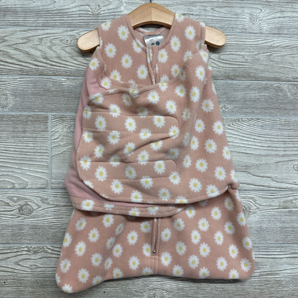 Fleece Sleepsack Swaddle Flowers 0-3M