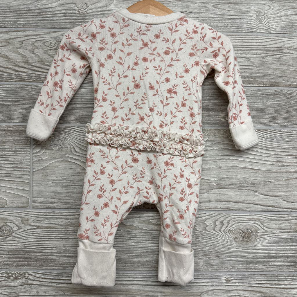 Pointelle Ruffle Outfit Leaves 3-6M