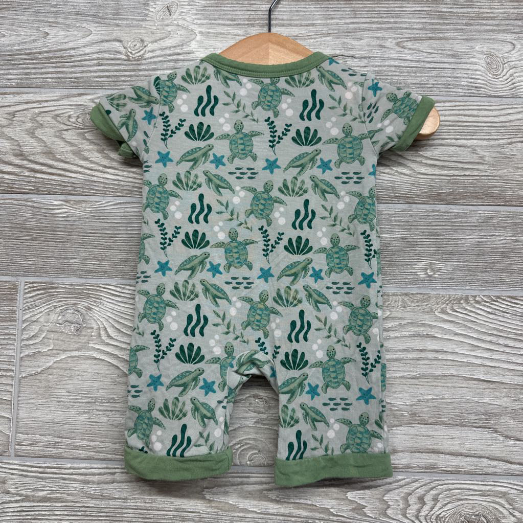 Bamboo Shorty Sleeper Turtles 0-3M