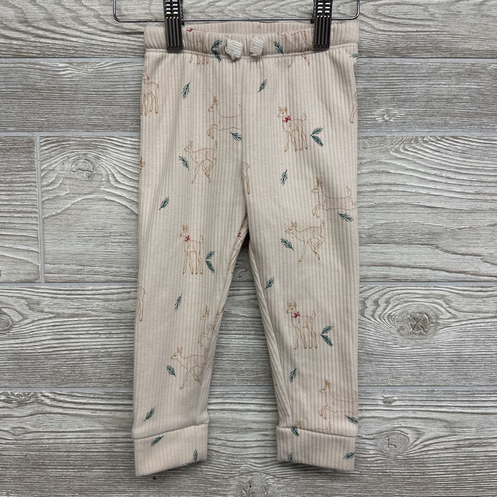 Ribbed Jogger Pants Deer 2t