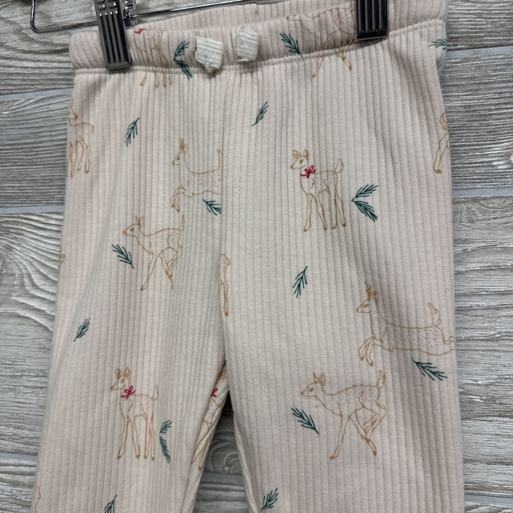 Ribbed Jogger Pants Deer 2t
