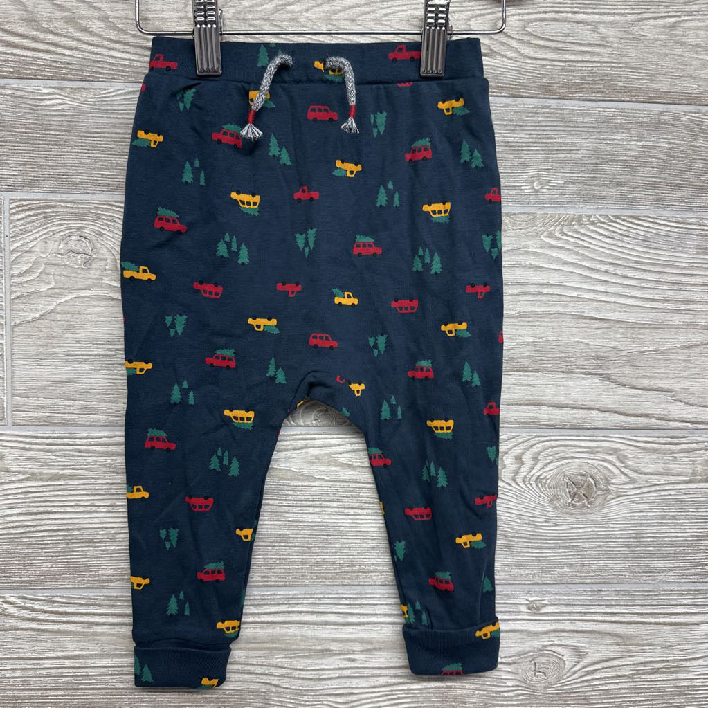 Harem Jogger Pants Cars W/ Trees 12-18M