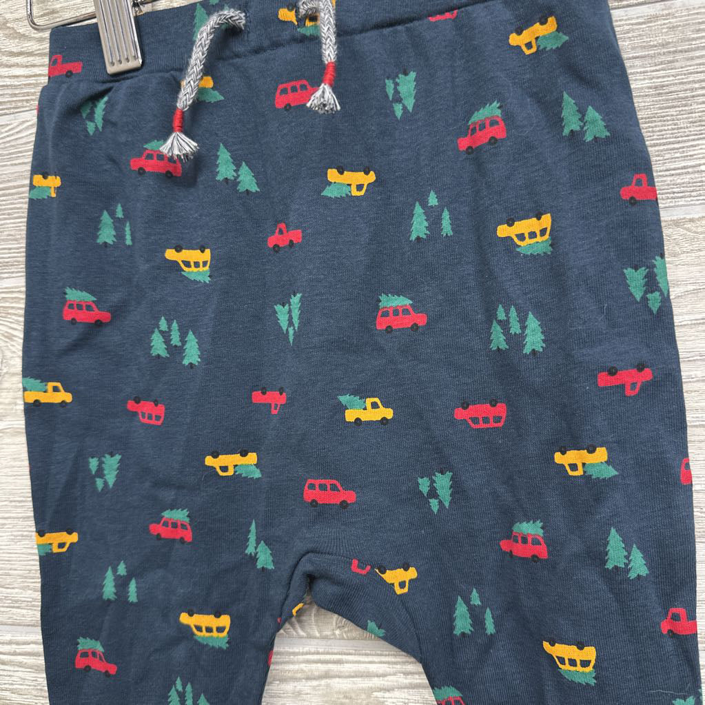 Harem Jogger Pants Cars W/ Trees 12-18M